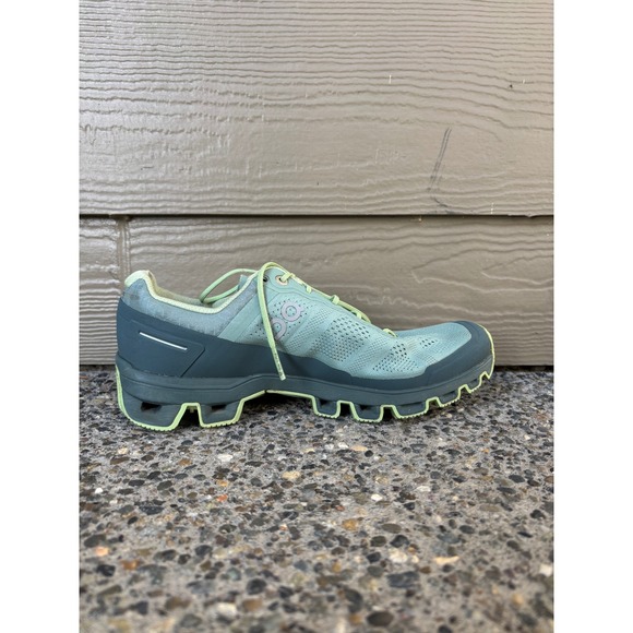 On Cloudventure Trail Running Shoes Women 7 Moss Olive Green Swiss Engineering - Picture 2 of 10